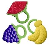 The Best Baby Teether Toys Chewable&Soothing Food Grade Silicone 3 pack Teething Toys Infants&Toddle