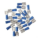 Beho-20pcs1.5-2.5mm2女性絶縁スペードワイヤ端子コネクタ