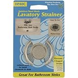 Whedon製品dp40 C stainless-steelメッシュ洗面所Strainer withクロームリングfor洗面所洗面台 1 シルバー DP40C 1