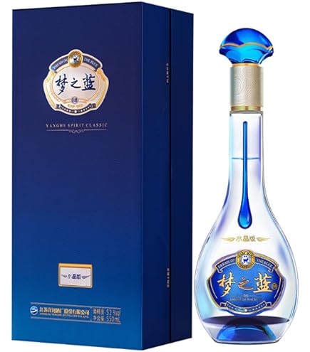 Amazon.co.jp: 天之藍52° 500ml アルコール52度 箱付 中国酒 白酒 濃香