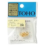 TOHO ツナギ 丸カン 約5mm 9-6-5G ゴールド 1.5ｇ入り