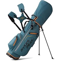 Amazon | PYKES PEAK キャディーバッグ スタンド インディゴグリーン