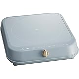 BRUNO IHクッキングヒーター ブルーグレー IHヒーター 卓上 小型 鍋 揚げ物 ほったらかし調理 BOE090-BGY