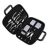 Baosity 眼鏡修理キット　プライヤー　ドライバー　鼻パッド　スクリューナット　ペンチ　セット　収納袋付き 　便利