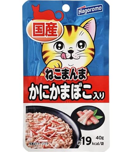 Amazon.co.jp: はごろも ねこまんま パウチ かにかまぼこ入り (国産