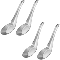 Amazon｜Desirable 中華レンゲ ステンレス フック付き スプーン 4本組