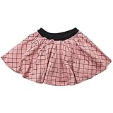 《春夏対応》 nico hrat(ニコフラート) 製品洗い加工済み 42/2天竺チェック柄スカート 130cm /PK NO.B-271302