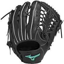 MIZUNO - Mizuno ミズノ 一般 大人用 軟式 野球 グローブ グラブ 即戦力品 MIZUNO ミズノ グローブ 大人 一般 1AJGR29507 ブラック 黒