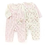 coeur a coeur(クーラクール) カバーオール (70～80cm) キムラタンの子供服 (44454-164) ピンク 70