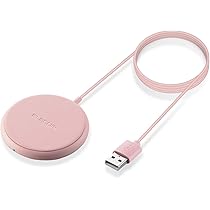 Amazon | エレコム(ELECOM) ワイヤレス充電器 Qi対応 5W
