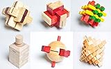 神秘的なマヤ神話シリーズの積み木、木製シリーズ組立解体おもちゃ，ステッチの組み合わせの教育玩具，幼児知育おもちゃ、ワンパッケージ六つのおもちゃ