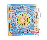 磁気ペンで面白いキッズサークルビーズ迷路教育親子のおもちゃ