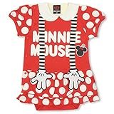 BABYDOLL（ベビードール） ディズニー サスペンダー半袖ロンパース 子供服 ベビー 70cm ミニー