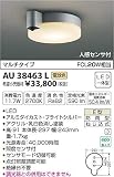 AU38463L 電球色LED人感センサ付アウトドアシーリング