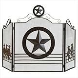 Lone Star暖炉スクリーン