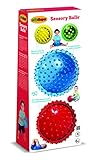 Edushape - 67/705179 - Jouet de Premier Âge - Ensemble 4 Balles Sensorielles Bébé