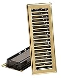 Imperial Manufacturing RG0255 4-Inch by 12-Inch Floor Register, Brass [並行輸入品]