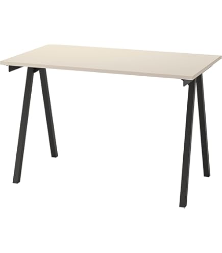 送料込み TROTTEN トロッテン 120×70　white TROTTEN トロッテン デスク, ホワイト, 120x70 cm - IKEA