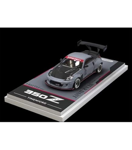 1/64 timemicro NISSAN 日産400Z グレー、フィギュア付き