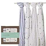 (エイデンアンドアネイ) Aden&Anais CLASSIC モスリンコットン スワドル 4枚セット 2055 rock star ロックスター SWADDLE 4PACK SWADDLE 【並行輸