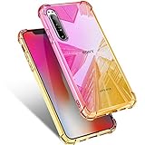 Xperia 1 III ケース クリア SOG03 SO-51B 耐衝撃 薄型 グラデーション 透明 TPUバンパー 薄型 軽量 取り出し