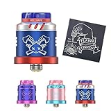 【SOLO/6th Anniv.】Hellvape Dead Rabbit SOLO RDA 【6th Anniversary Version】 デッドラビット ソロ アニバーサリー ＋FlavorKitchenオリジナルクロスセット/VAPE(ベイプ)RDA (Blue Silver)