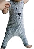 nico+(ニコプラス) カバーオール アニマル プリント キッズ ベビー 服 グレー 80cm