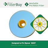 Dyson DC07 (DC-07) Pre Motor Filter, Part 904979-02. Designed by FilterBuy to ALL Dyson DC07 Upright