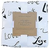 100% Organic Muslin Everything Blanket by ADDISON BELLE - Oversized 47 inches x 47 inches - Best Bab