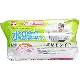 【アイプラス】９９．９流せるおしりふき　６０枚×３ ×３個セット