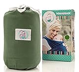 Baby Sling Wrap for Newborns, best child carrier for a parent! (Green) by BabyWombWorld