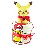 おむつケーキ 1段 おむつケーキ ポケモン ポケットモンスター ピカチュウ 1段 出産祝い ベビーギフト pokemon1_8