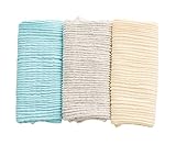 青空販売　0-4歳　ベビー　腹巻き　綿　3枚セット　春夏単層　秋冬二重 (単層：ブルー＆グレー＆イエロー)