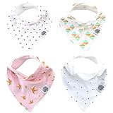Baby Bandana Bibs by The Good Baby - Baby Bibs - Girl (Pink) by The Good Baby