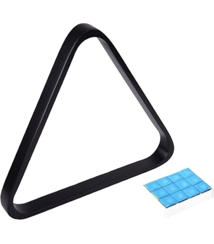 2-Pack Billiard Ball Racks - 8-Ball Triangle & 9-Ball Diamond Rack For 2-1/4 Inch Pool Balls