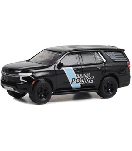 Amazon | ModelToyCars 2021 シボレー タホ 警察追跡車両、ブラック