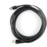E-Simpo 5M ストレートUSBケーブル バーコードスキャナーリーダー HHPスキャナー1900g、Hyperion 1300g、Xenon 1900/1902、Voyager 1250g/1200g 1900G-HD、1900G-SR、1902G-HD、1902G-SR用。