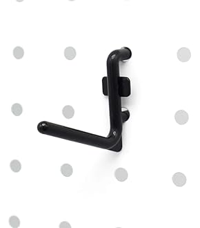 Azar Stecktafel Haken 5,1cm Schwarz - 50 Stück Packung Für Stecktafelwände & Displays