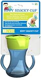3 Evriholder 2-in-1 Sippy Snacky Cups Built-In Straw Handles Ages 1+, Green by Evri
