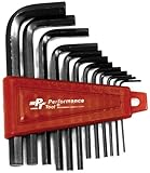 パフォーマンスtoolw1391 12-piece SAE六角キーセットwithホルダー