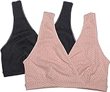 インナーウェア三恵 2枚組マタニティハーフトップ 産前産後用 ローズマダム ノンワイヤーブラジャー rosemadame マタニティインナー 綿100% ブラトップ 授乳兼用 クロスオープンタイプ マ