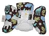 Baby Elephant Ears Head Support Pillow & Matching Blanket Gift Set (Zoology Blue) by Baby Elephant E