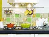 【 Dream Sticker 】アルミニウムキッチンシート 台所 レンジまわりの簡単リフォーム DIY 壁紙デコレーション ALC-6 ハーブ Herb 【 カッティングシート / ウォールステッカ