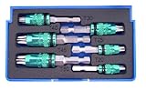 Astro 1038 2-in-1 Internal Torx and External Metric Hex Bit Set, 6-Piece [並行輸入品]