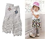 灰色のキノコrrinaceusコットンベビーレッグウォーマーレギンス