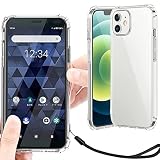 iPhone12 mini ケース クリア 透明 カバー 【ストラップ 一本付】 適用 iPhone12miniケース アイホン 12ミニ 12みに アイフォン 12miniケース アイフォン12mini スマホケース iPhone 12 mini アイフォン12 mini ケース iPhone12 ミニ カバー 【AIPITORR】 ソフト バンパーケース 耐衝撃 クリアケース 四隅エアクッション スマホケース ハンドストラップ バンパー ソフトケース 透明カバー 携帯カバー 薄型 軽量 case TPU クリア