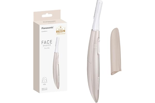 パナソニック フェイスシェーバー フェリエ ウブ毛 乾電池式 ベージュ ES-WF53-E