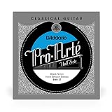 D'Addario ダダリオ クラシックギター弦 Pro-Arté Treble Half Sets 高音弦ハーフセット Black Nylon Hard BNH-3T 【国内正規品】