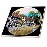 3drose Scenes from the Pastマジックランタン – A Victorian Era Street in Warwick England 1880年代ヴィンテージマジックランタン