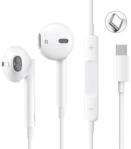 純正のイヤホン 純正】インナーイヤー型イヤホン EarPods with USB-C Connector